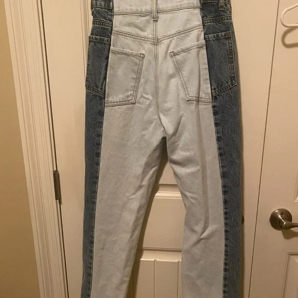 REVICE Two-Tone Blue Jeans-Size 27 - Picture 2 of 6
